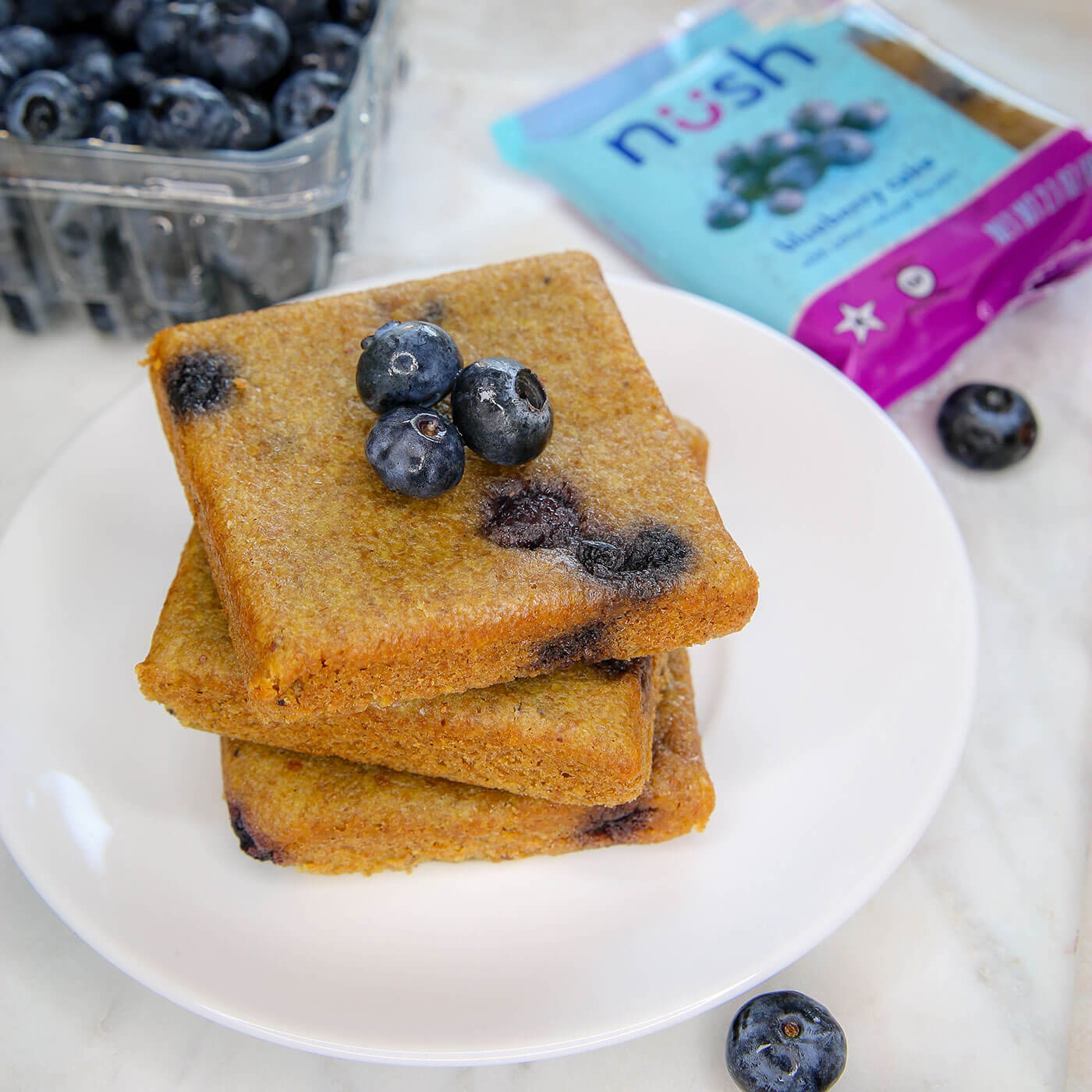 Blueberry Cake (Pack of 6) - Nush Foods