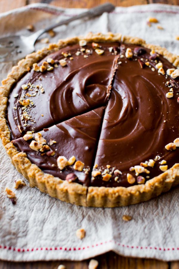 Nutella Tart with Toasted Hazelnut Crust - Serves 8 - 10