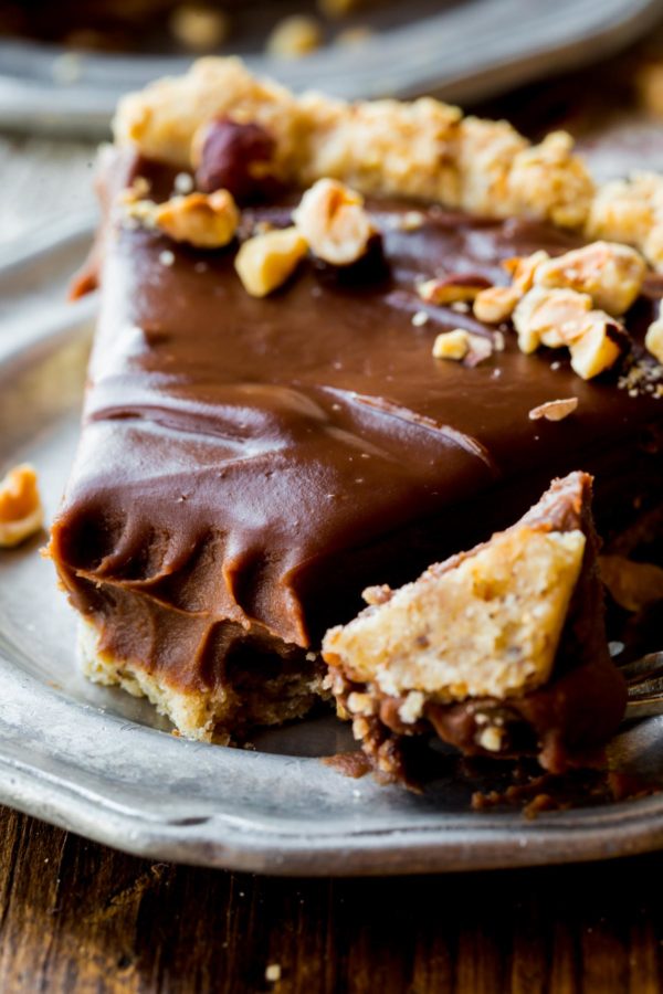 Nutella Tart with Toasted Hazelnut Crust - Serves 8 - 10