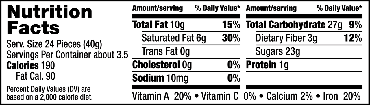 Little Secrets Dark Chocolate Raspberry - 12 - 1.5 Ounce Packs