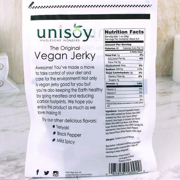Cracked Black Pepper Vegan Jerky