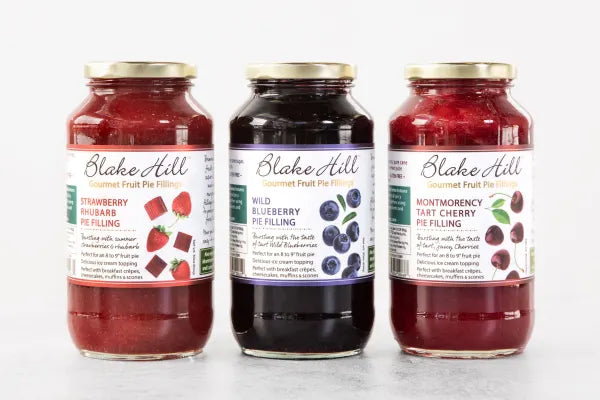 Gourmet Fruit Pie Fillings Variety Mix - includes 12 - Gluten Free