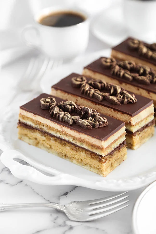 French Opera Cake - 6 strip cakes - 24 oz ea