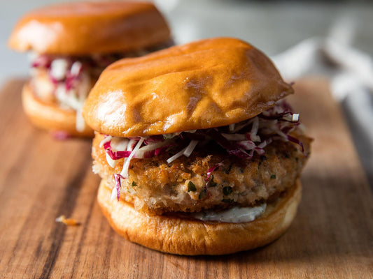 Norwegian Salmon Burgers - 8 Packs - Gluten Free