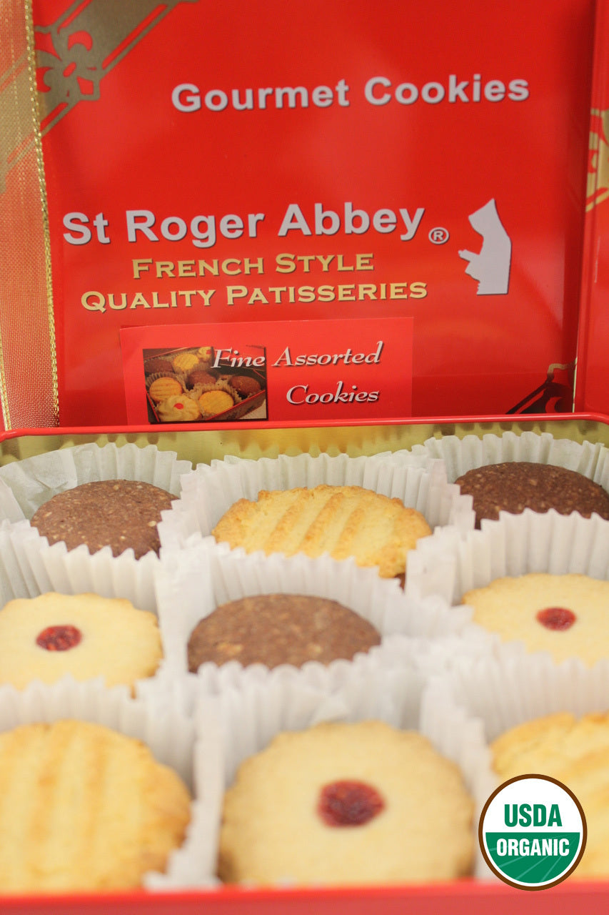 ORGANIC BON APPETIT ASSORTED COOKIES TIN BOX