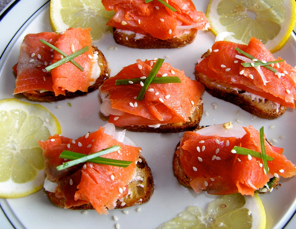 Smoked Salmon Appetizer Sampler Collection