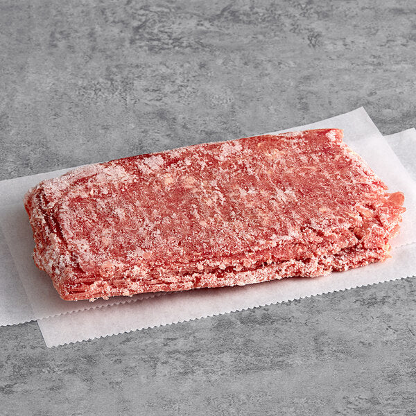 Philly Steaks 8 oz. Tender Sliced Chunked and Formed Sirloin Sandwich Slices - 20/Case