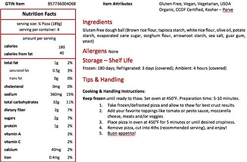 Passione Pizza Gluten-Free Crust - 3 Pack