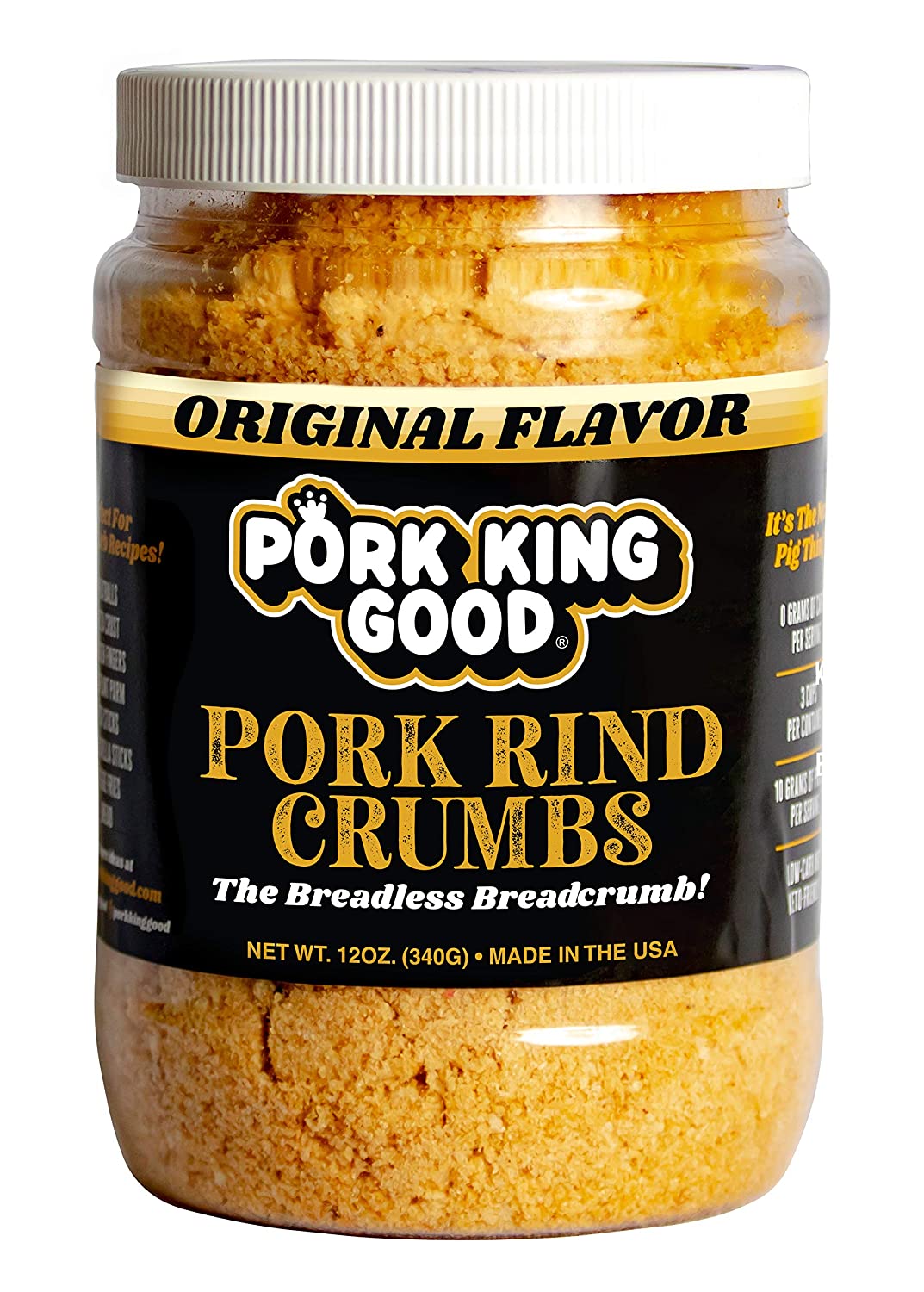 Pork King Good Low Carb Keto Diet Pork Rind Breadcrumbs
