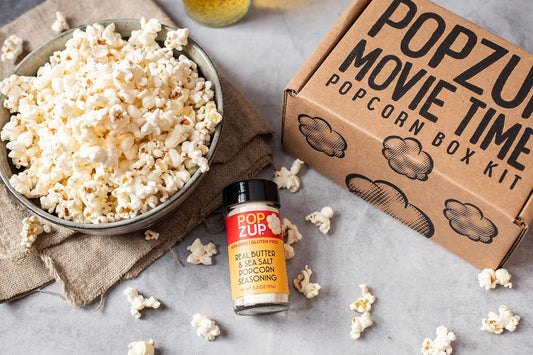 Movie Time Microwave Popcorn Kit - includes 12 Pouches - Gluten Free, Non-GMO