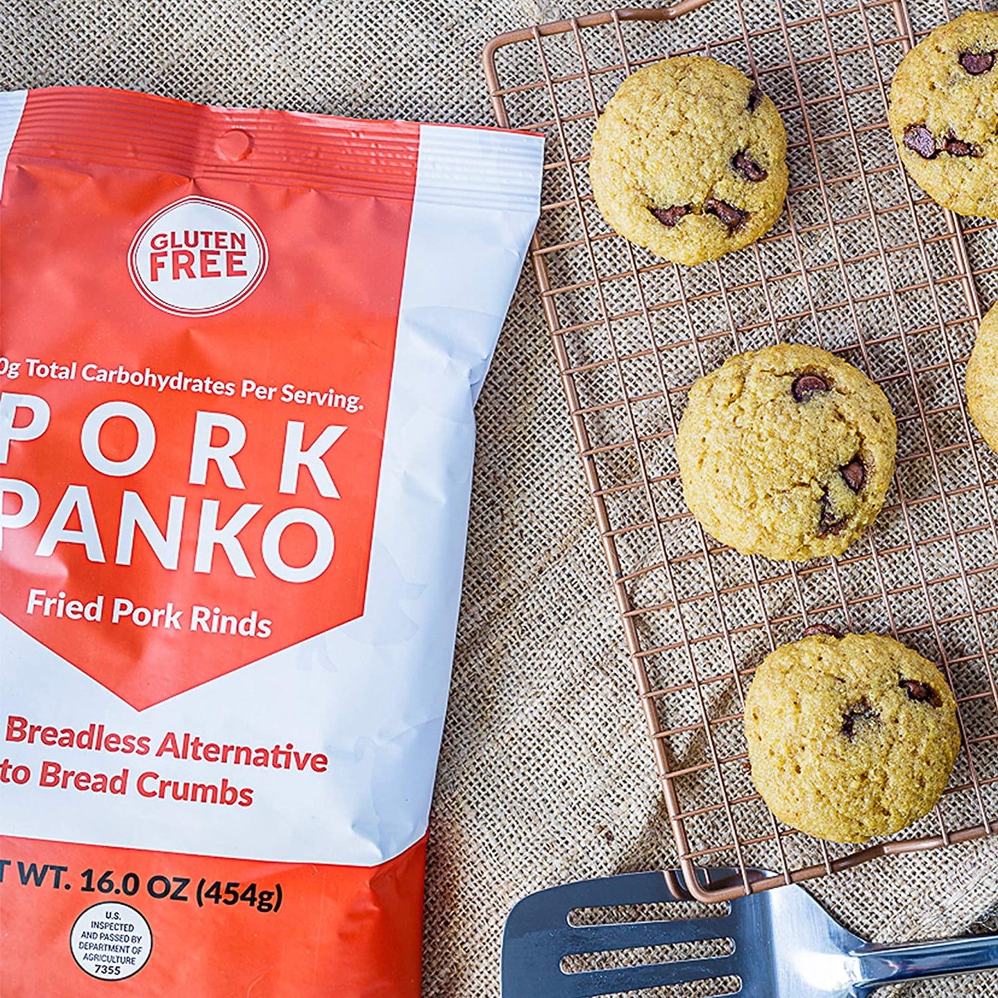 Pork Panko 0 Carb Pork Rind Breadcrumbs Bulk - Keto, Paleo Friendly, Naturally Gluten Free - 6 lbs
