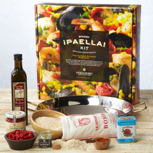 Deluxe Paella Kit with Stainless Pan by Peregrino