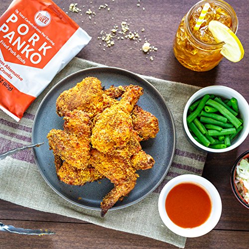 Pork Panko 0 Carb Pork Rind Breadcrumbs - Keto, Paleo Friendly, Naturally Gluten Free - 3 Packs