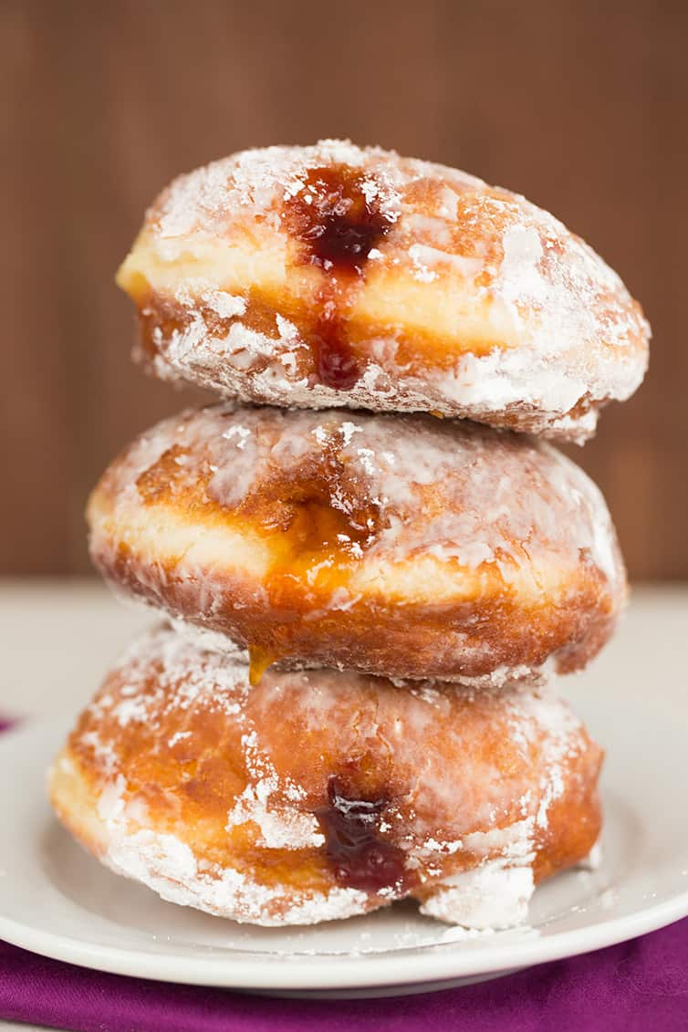 Paczki Jelly/Cream Filled Donuts - 1 Dozen