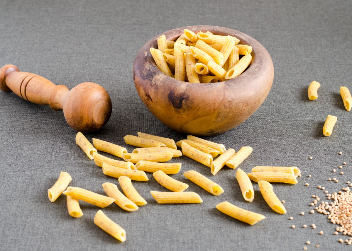 Stone Ground Coarse Mustard Penne