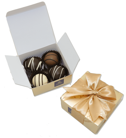 Leonidas Chocolate Truffles Party Favors: Set of 20 Four-Pieces Mini-Boxes