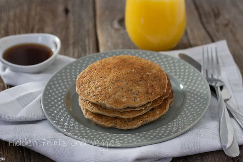 Hidden Foods Homestyle Pancake Mix - Made with Natural Oats, Flaxseed, Fruits & Vegetables - Pack of 2