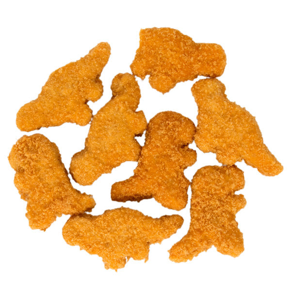 Dinosaur Shaped Chicken Breast Nuggets - 2/Case