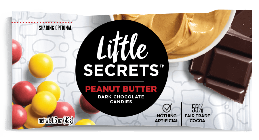 Little Secrets 5 oz Candies, 4 Pack (Classic Dark Chocolate)
