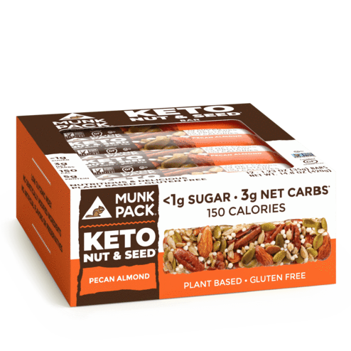 Pecan Almond Keto Nut & Seed Bar, 12-Pack GF