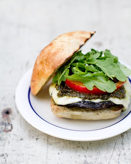 Pesto Portabello Burgers