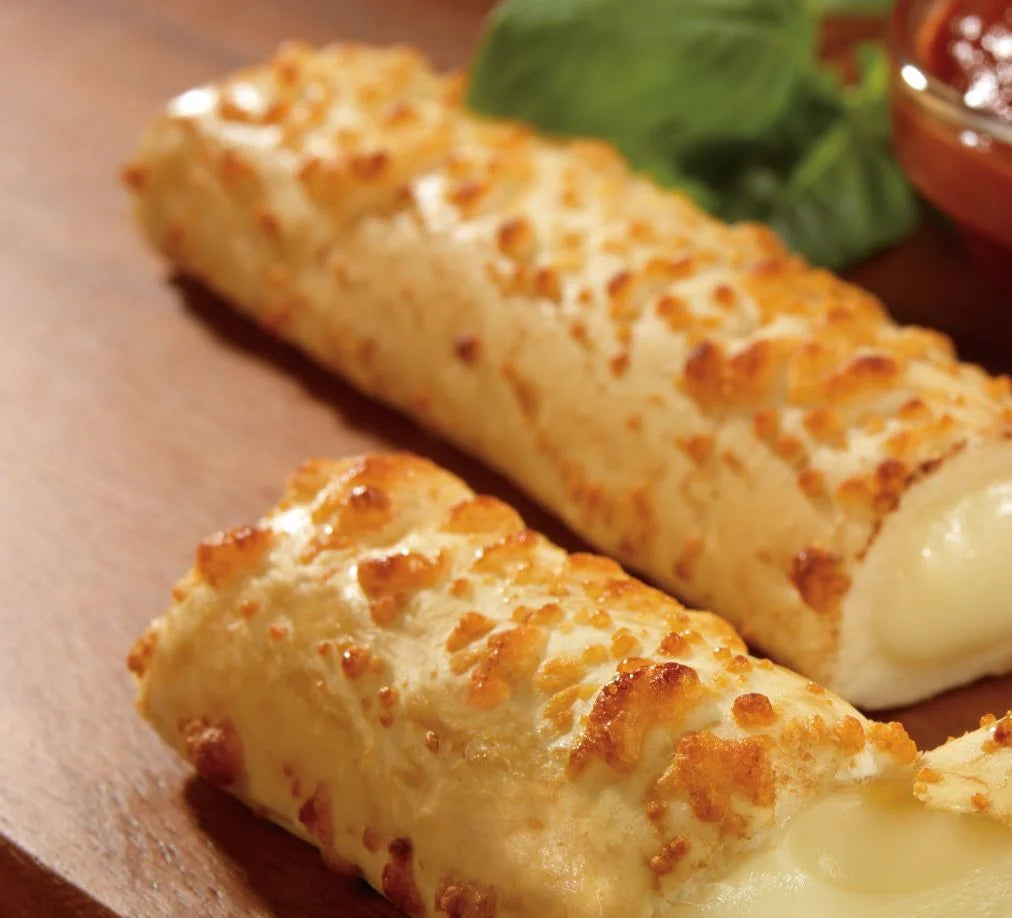 The MaxStix Mozzarella Pizza Sticks - 1.93 oz - 192/Case
