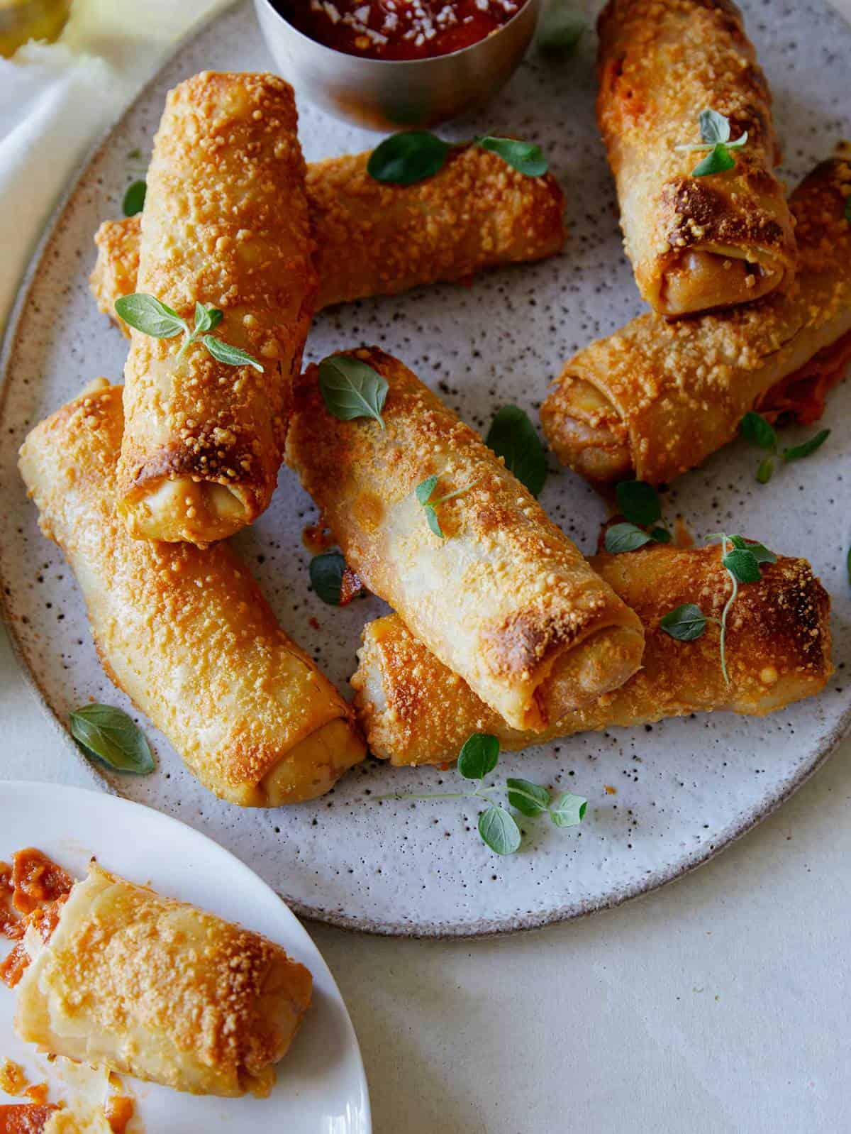 Gourmet Pizza Egg Rolls  - 3 oz - 60/Case