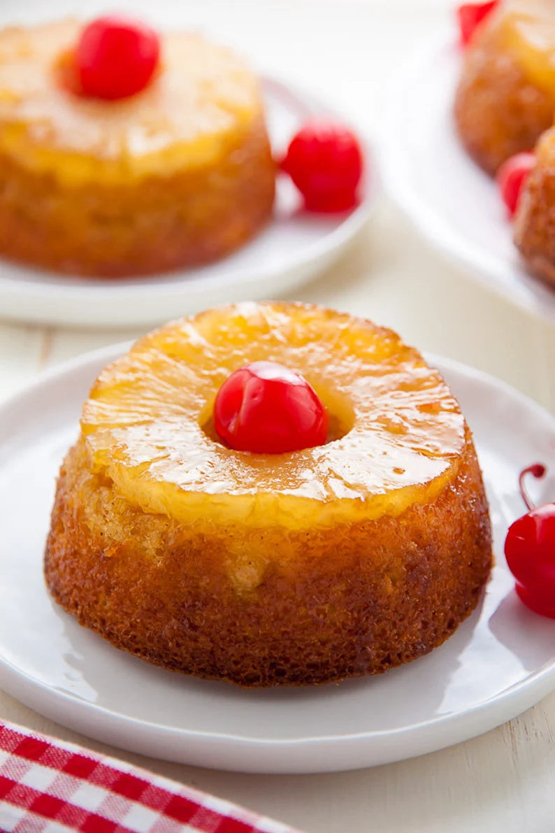 Mini Pineapple Upside Down Cake  - includes 6 (gluten free option)