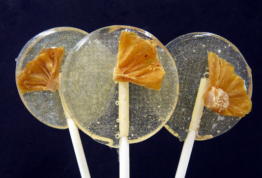 Brown Derby Pineapple Honey Bourbon Lollipops - Seven Included