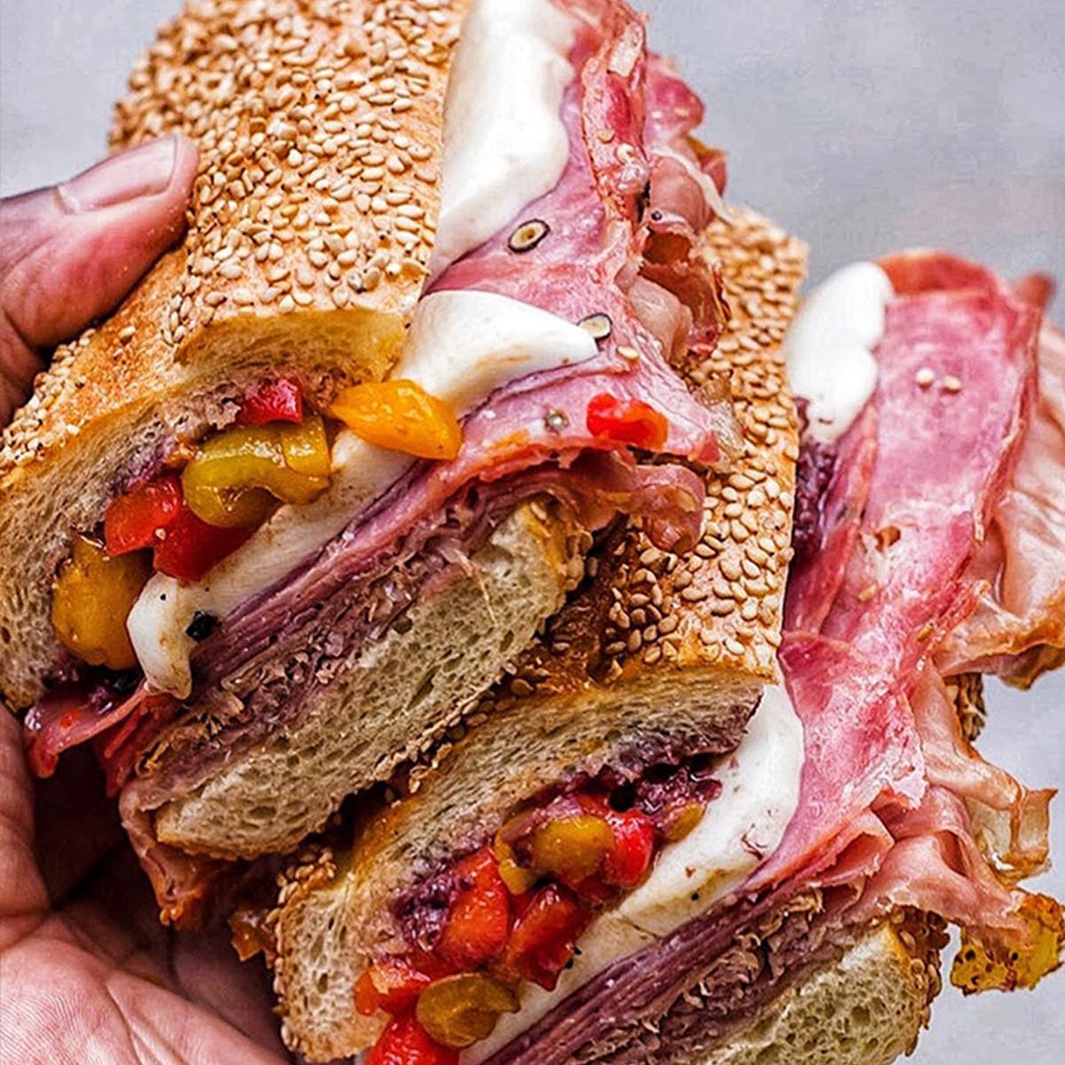 Sweet Sopressata Salami Deli/Large - 3 lb x 2 Packs