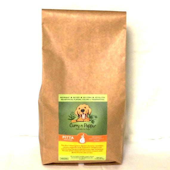 PITTA Dog Food Vegan Organic Ayurveda Dog Food - Available in 5, 10 & 20 lbs