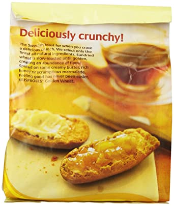 Pagen Krisprolls Golden Wheat (Pack of 5)