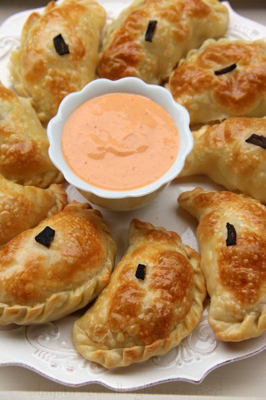 Cheese & Poblano Empanadas - 35 pieces per tray