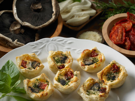 Portobello Mushroom Puffs - 45 pieces per tray