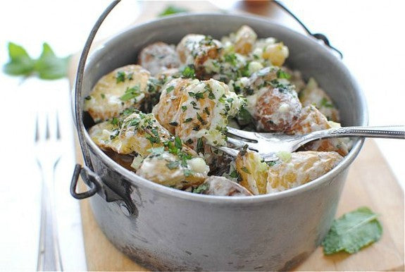 Lemony Roasted Potato Salad
