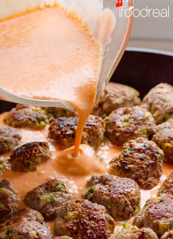 Thai Turkey Zucchini Meatballs