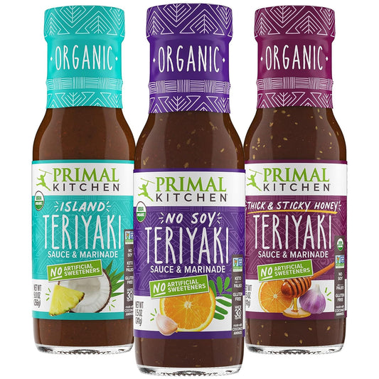 Primal Kitchen No Soy Teriyaki Sauce Variety 3 Pack