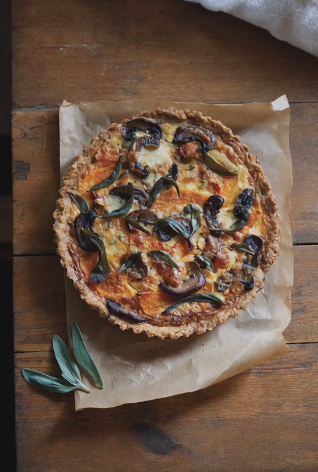 Wild Forest Mushroom & Sage Quiche