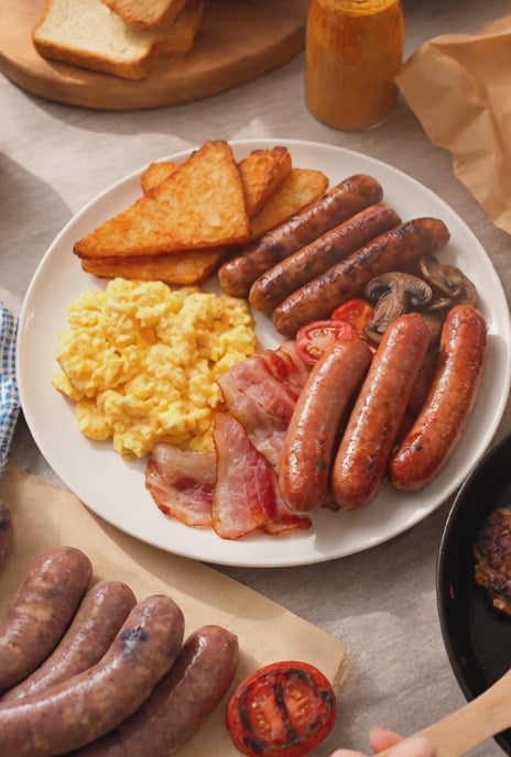 Heritage Blueberry Maple Bacon Sausage or Sausage Patty
