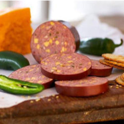 Wagyu Summer Sausage - Jalapeno and Pepper Cheese - Case of 32 (BULK)