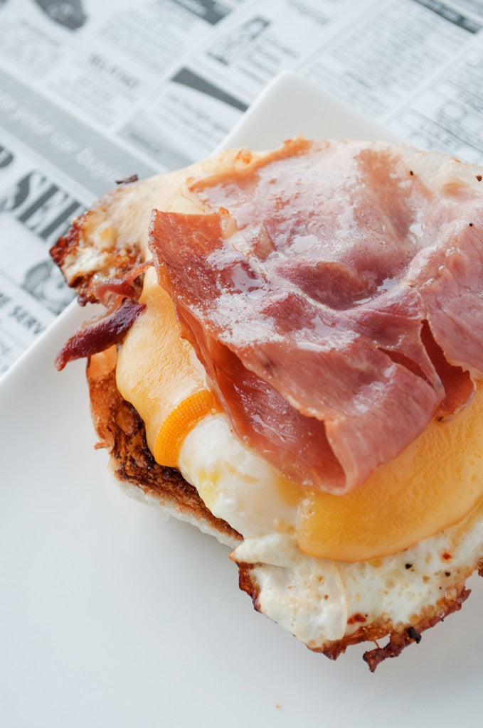 Prosciutto & Smoked Gouda Egg Sandwich