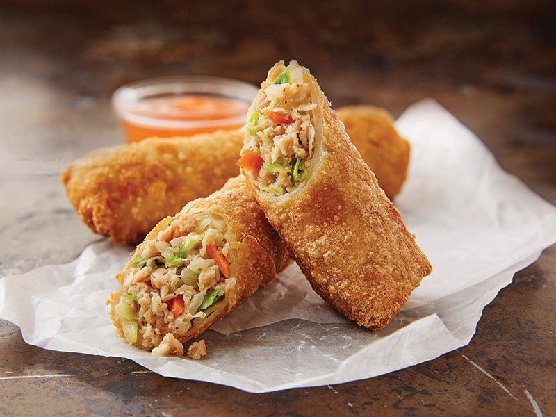 Golden Tiger 3 oz. Pork and Vegetable Egg Roll - 72/Case