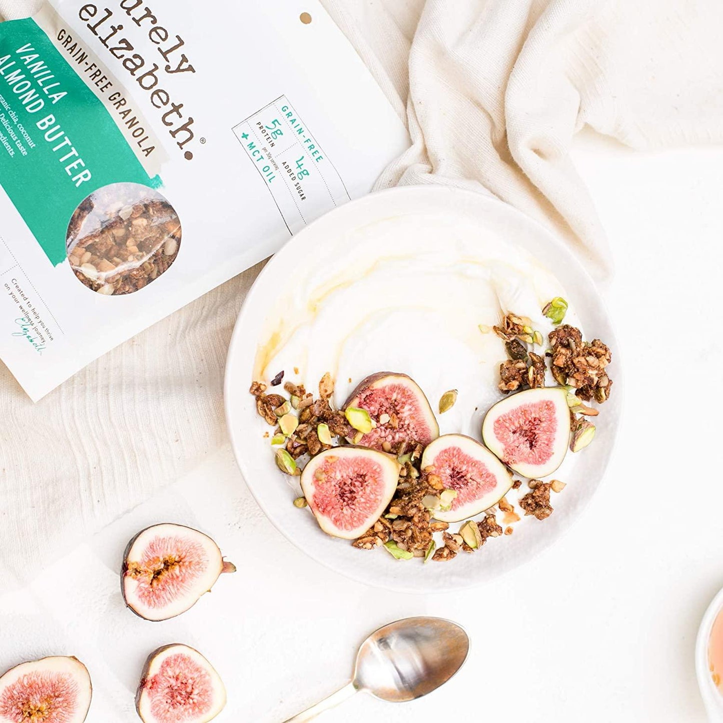 Purely Elizabeth Purely Elizabeth, Granola Vanilla Almond Butter MCT Grain Free, 8 oz - Pack of 3