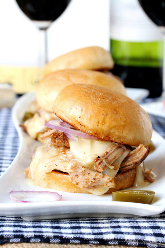 Pulled Pork and Brie Grilled Cheese Sliders