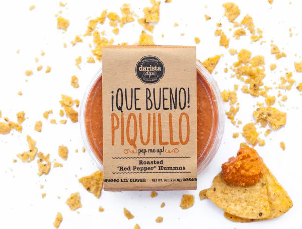 Darista Hummus Dips Variety 6-Pack - Gluten Free, Vegan