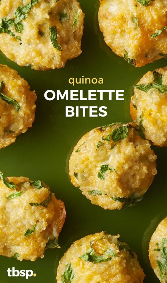 Quinoa Omelette Bites