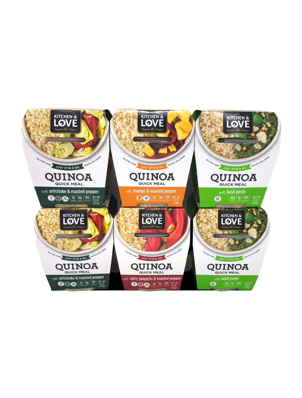 Quinoa Meal Variety Pack - Cucina & Amore - 6 Pack