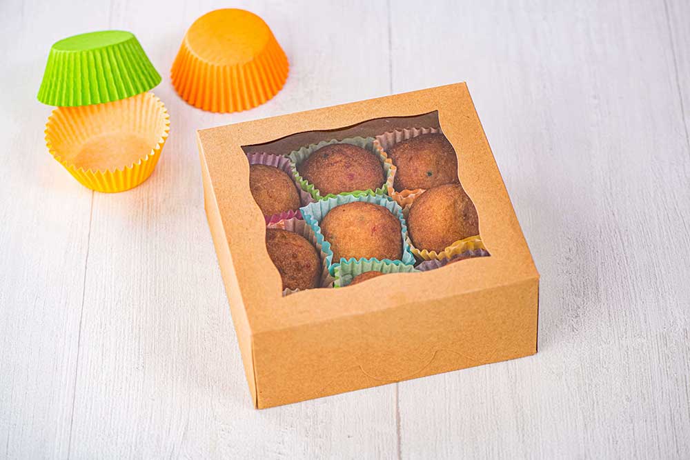 Jumbo Birthday Cake Filled Donut Bites - 220/Case