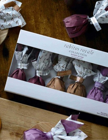 Rabitos Royale Collection Assorted Chocolate Fig Bonbons – 6 Piece Gift Box (3.4 oz / 95 g)