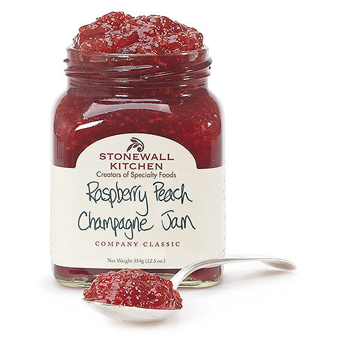Raspberry Peach Champagne Jam
